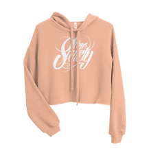 Society Script Crop Hoodie