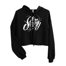 Society Script Crop Hoodie
