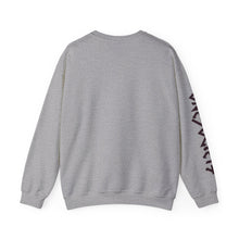 Lightning Bolt Crewneck Sweatshirt — Minimal Graphic Pullover with Sleeve Text