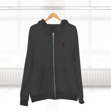 Bolt Smile Zip Hoodie — Electric Smile Graphic Zip-Up Hoodie