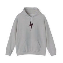 Electric Smile Hoodie — Blue Lightning Smiley Graphic Sweatshirt
