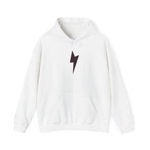 Electric Smile Hoodie — Blue Lightning Smiley Graphic Sweatshirt