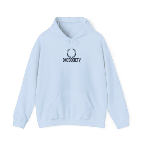 Onesociety Laurel Logo Hoodie — Minimal Crest Graphic Pullover