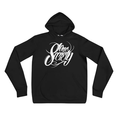 Society script hoodie